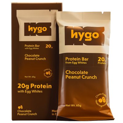 Hygo Protein Bar, Chocolate Peanut Crunch, by Wild East Aura