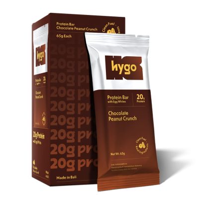 Hygo Protein Bar, Chocolate Peanut Crunch, by Wild East Aura