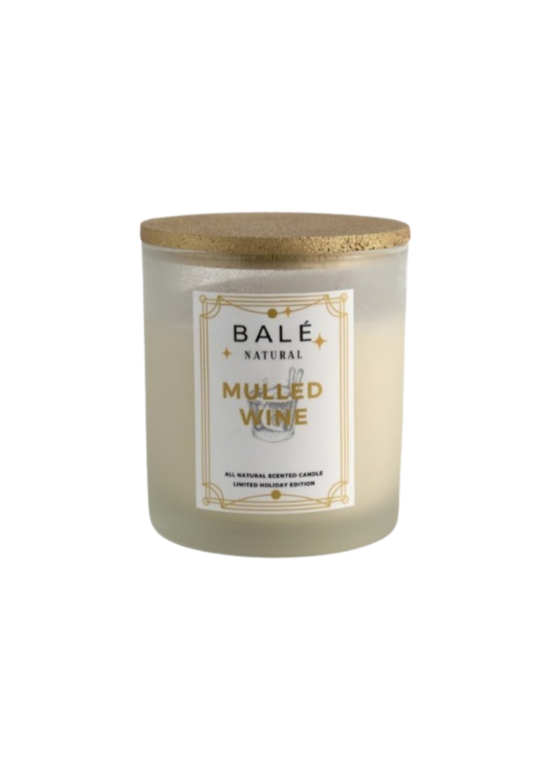 L Candle Mulled Wine by Bale Natural Candle