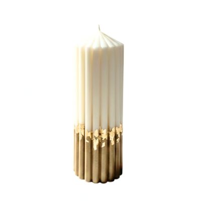Gold Big Column by Bale Natural Candle