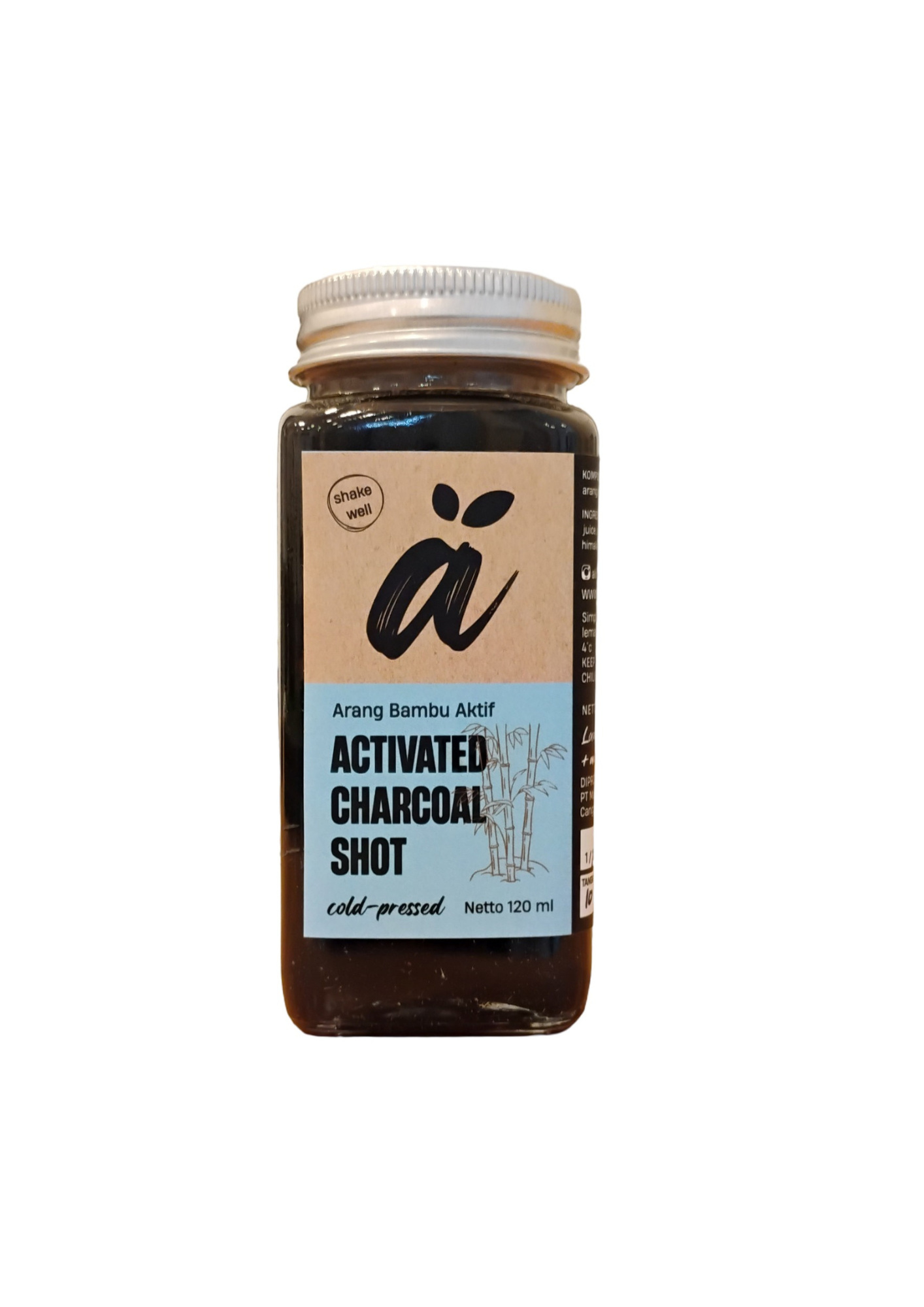 ACTIVATED CHARCOAL SHOT 120ml by Alive Wholefoods