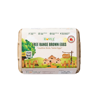 Free Range Brown 6 pcs by Rossa Poultry Farm