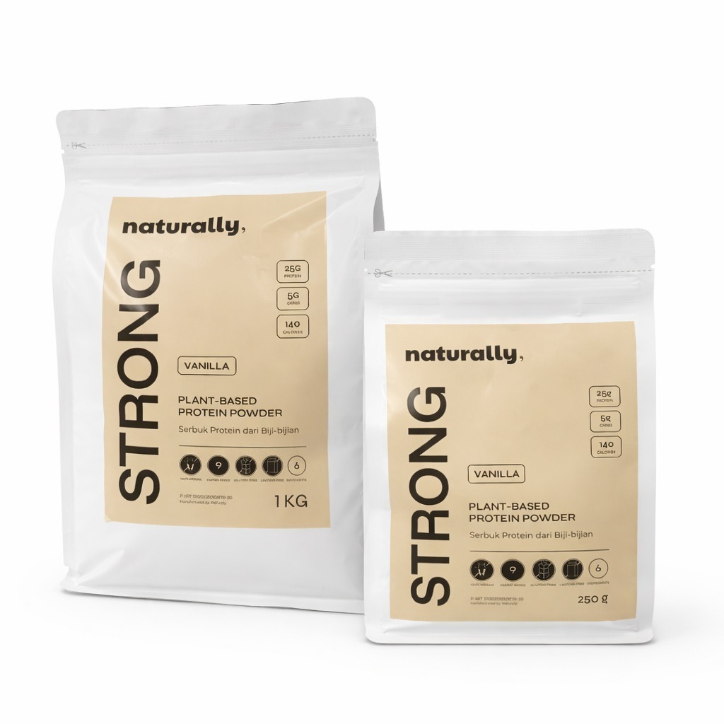 PLANT PROTEIN VANILLA (1kg,250gr) by Naturally