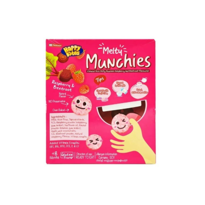MELTY MUNCHIES, Raspberry and Beetroot 30gr by Happy Bites