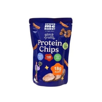 PROTEIN CHIPS, Black Truffle 50gr by Vegan Baby