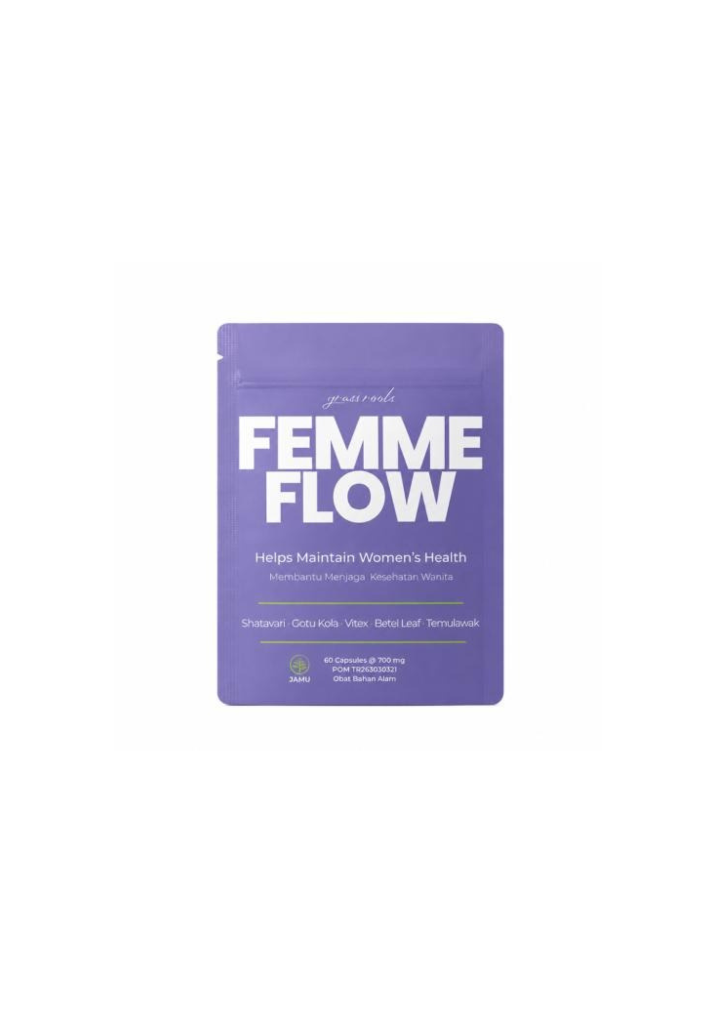 FEMME FLOW 60caps by Grass Roots Wellness
