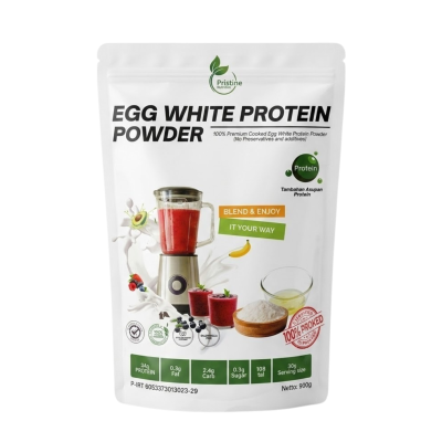 EGGWHITE PROTEIN POWDER 900gr by Pristine Nutrition