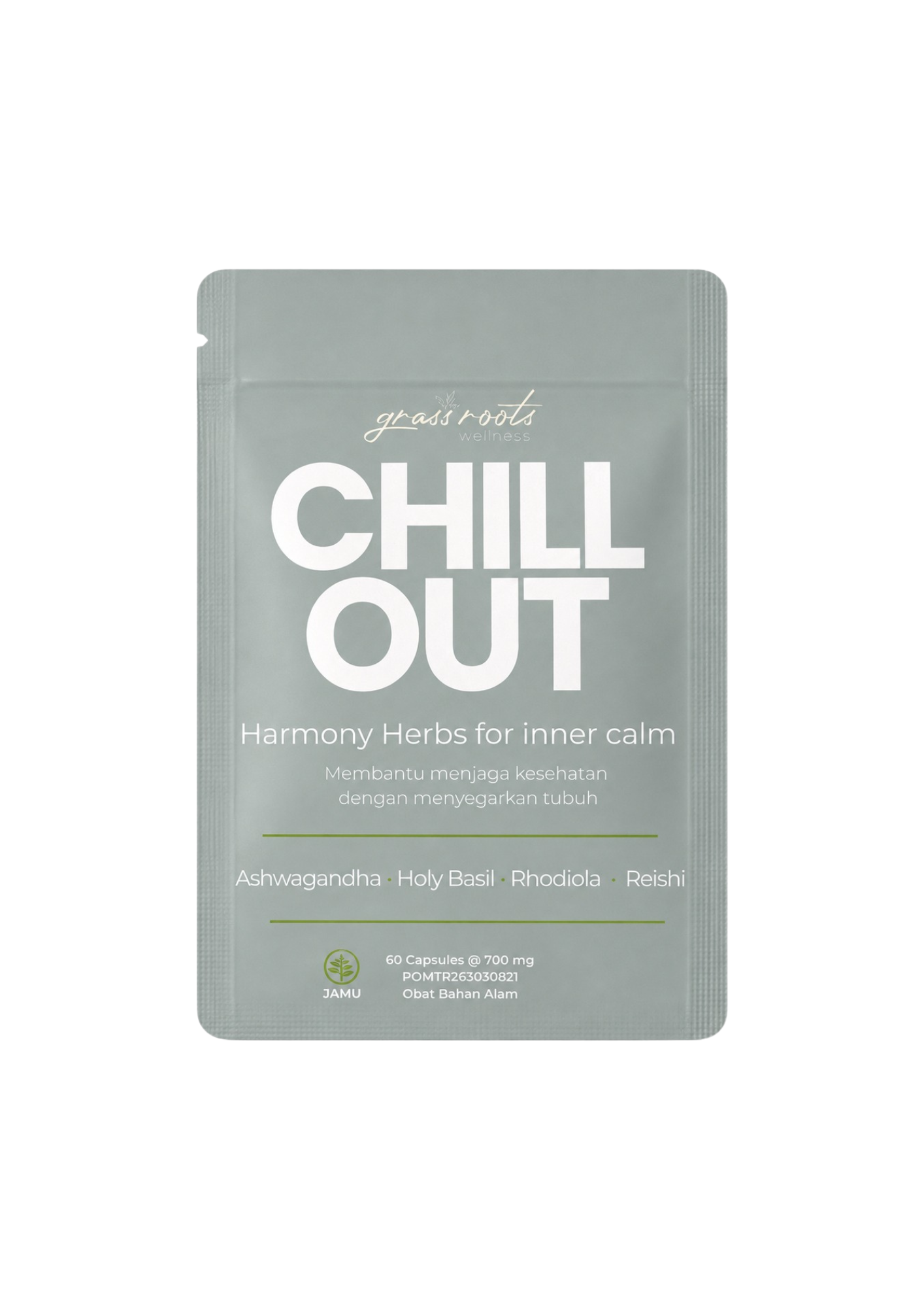 CHILL OUT 60caps by Grass Roots Wellness