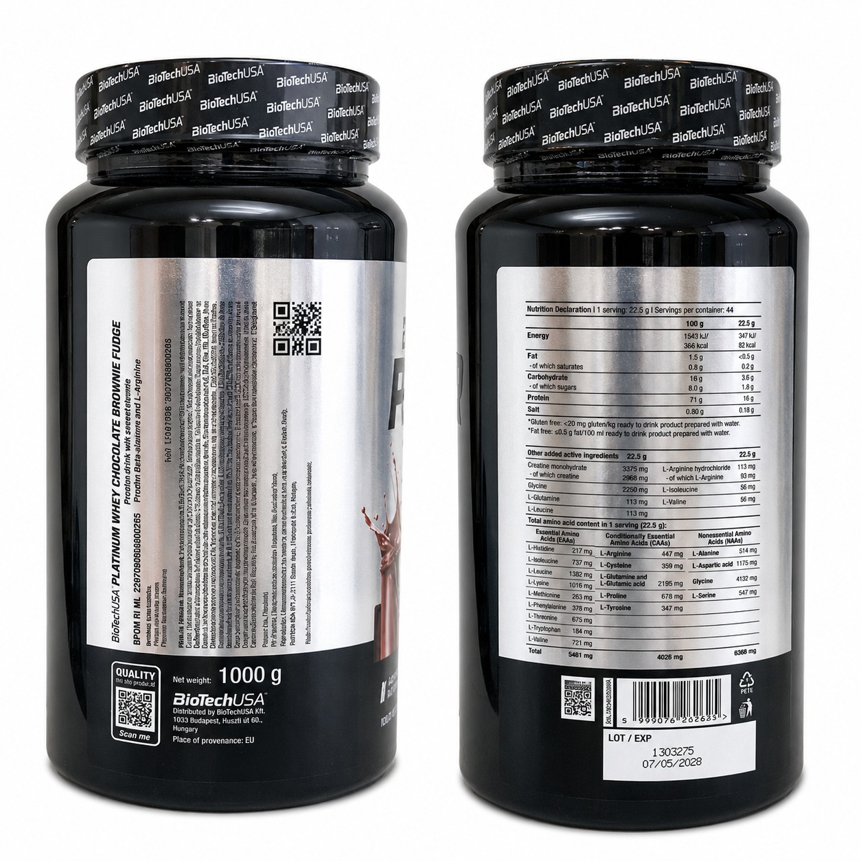 PLATINUM WHEY 1kg by BiotechUSA - Image 2