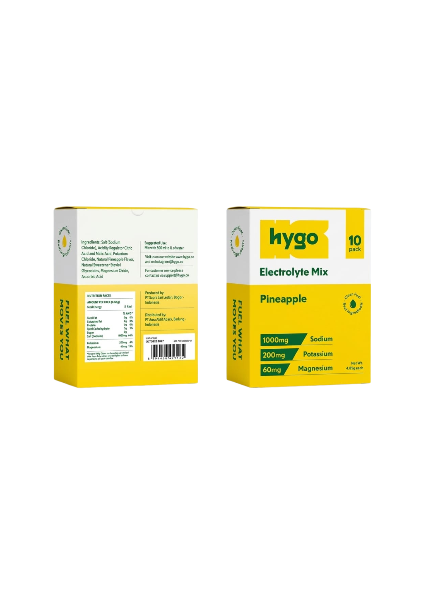 Hygo Electrolyte Mix Wild East Aura, Pineapple, by Wild East Aura