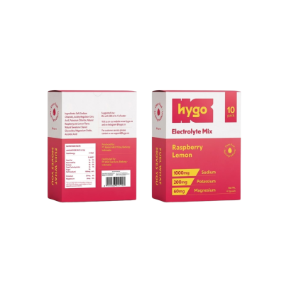 Hygo Electrolyte Mix Wild East Aura, Raspberry lemon, by Wild East Aura